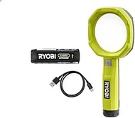 RYOBI USB Lithium 200 Lumens Magnifying Light Kit with 2.0 Ah Battery and USB Charging Cable
