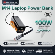 40000mAH Laptop Power Bank 100W Super Fast Charging USB+PD Quick Charge Power Delivery For Phone/Tab