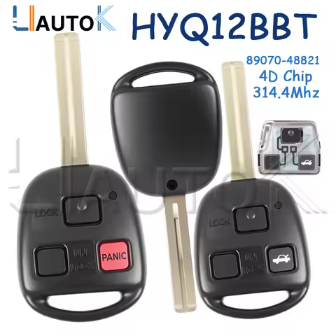 For Lexus ES330 ES300 LS430 RX330 RX350 RX400 h GX470 IS300 SC430 Remote Key 314.4Mhz 4D 68 4C Chip 