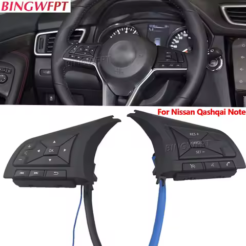 Steering Wheel Button For Nissan Qashqai Serena C27 2018-2019 Buttons Bluetooth Phone Cruise Control