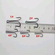 double hook dobel hook kail untuk soft frog jump frog