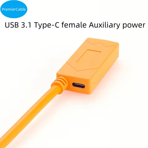 USB 3.0 Male to Female Extension Cable Type A 3.0 Female to USB 3.1 C Female Tethered Shooting Cord 