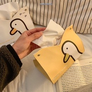 NARCISSUS13A0E Tissue , Duck PU Leather Napkin Storage , High Quality Durable Cute Large Storage Pap