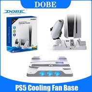 2022 For PS5 Console Horizontal Cooling Stand PS5 Base Holder PS5 Controller Charger For Playstation 5 Three High-Speed Fan Cool