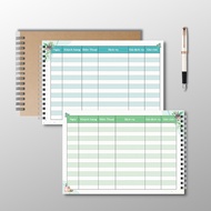 Spa customer tracking book, spa, salon, nailbox customer management book, customer list management b