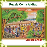 Bible Story Puzzle. Child. 29.5 x 21 cm. Sunday School Board Games