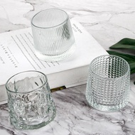 Glass Whiskey Glass Diamond Rotating Glass Glass Water Glass Bar Glass Foreign Wine Glass Whiskey Gl