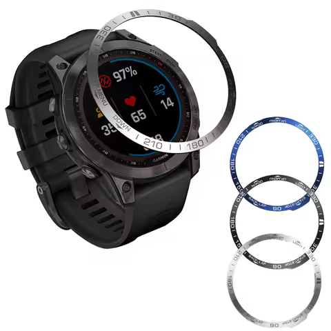 Metal Bezel Ring Case For Garmin Fenix 8 7S 7 7X 51mm 47mm 43mm Bezel Styling Frame Case Epix Pro Ta