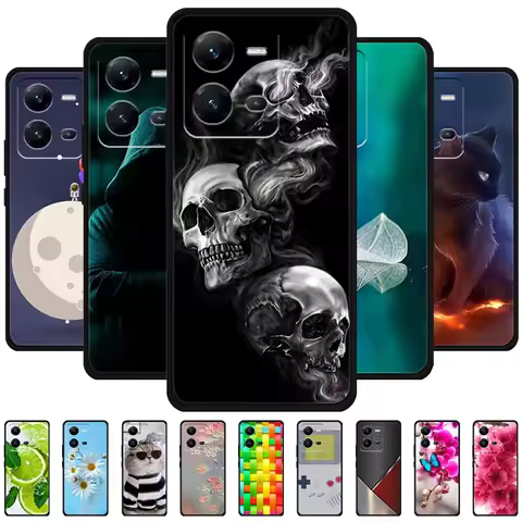 For VIVO X80 LITE 5G Fashion Case Popular Animals Printed Back Cover For VIVO X80 LITE 5G TPU Silico