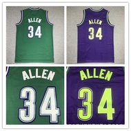 Embroidered Basketball Jersey Bucks No. 34 Ray Allen Basketball Jersey Basketball Jersey Bucks Jerse
