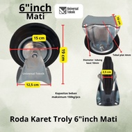 6 inch rubber trolley wheels, door accessories trolley wheels.