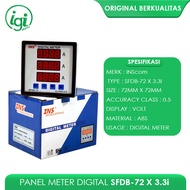 DIGITAL PANEL METER DIGITAL AMPERMETER 72X72 3.3i AMPERMETER INSCOM