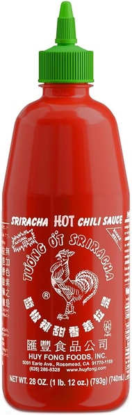 Huy Fong Sriracha Hot Chili Sauce ซอสพริกศรีราชา ฮุยฟงฟู้ดส์ The USA  KETO