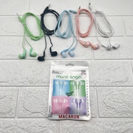 Headset Earphones Macaron Music Angels Super Bass QP-006 Handsfree MP3 Music Angels