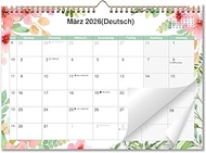 Wall Calendar 2025 2026 Calendar, Monthly Hanging, 16 Months September 2025 - December 2026 with Hol