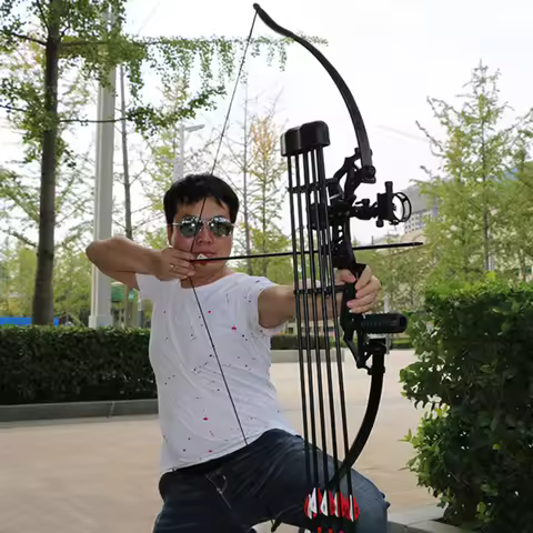 Hunting Bow Take-down Bow for Shooting Archery Recurve Bow with Aiming Point Outdoor Sports Shooting