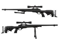 【KC軍品】WELL MB12D戰術版手拉空氣狙擊槍，初速140，可選配(狙擊鏡+腳架) 黑色