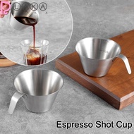 LAKAMIER Espresso Measuring Cup, Universal 304 Espresso Shot Cup, Accessories Stainless Steel 100ml Coffee Measuring Glass