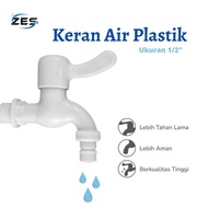 KRAN - Kran PVC 1/2 inch Putar Kiri Kanan Keran Air Tembok