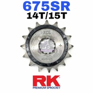 RK Original FRONT SILENT Sprocket CF MOTO 675NK 675SR 675 SR-R NK SRR 40T 14T 15T 16T SPARE PART MOT