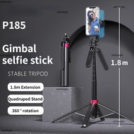 P185 gimbal 1800mm Wireless Selfie Stick Tripod Stand Foldable Monopod for Gopro Action Cameras Smar