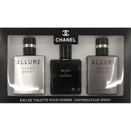 C-H-A-N-E-L SET FOR MEN 3 IN 1