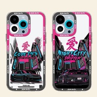 Anime Tokyo JDM Drift Sports Car Phone Case For Xiaomi Mi 13T 13 12T 11T 12 10T 14 10 Pro Mi 11 Lite 5G NE Poco F5 X5 X4 X3 X6 M6 Pro F3 Angel Eyes Clear Soft Cover