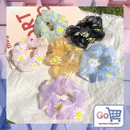 GO - F928 Floral Hair Tie Mesh Scrunchie Hair Tie Hair Fashion/ Wanita