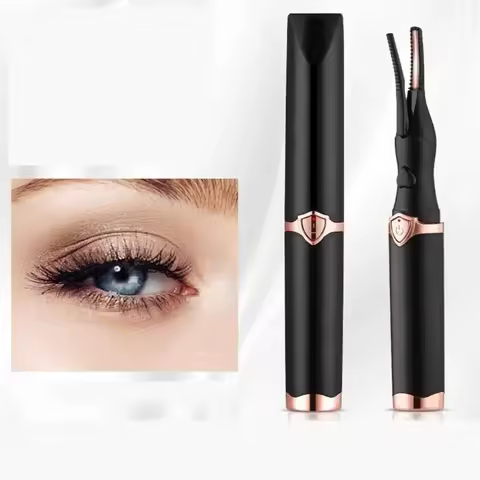 Wide Angle Electric Eyelash Curler Bezel-free Lasting Curling Heated Eyelash Curling Device Comforta