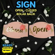 Open Close Sign Open Close | Acrylic Open-Close Writing Board 0037