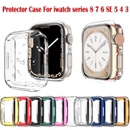 protective case compatible For iWatch 8 7 6 SE 5 4 38mm 42mm 40MM 44MM 41mm 45mm screen protector for iwatch 45mm 41mm case