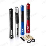 For Hyundai I10 I20 Azera I30 Ix35 I40 Ix20 Sonata Solaris Santafe 12cm Carbon Fiber Radio Car Anten