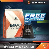 [FREE Drawstring Bag] MYPROTEIN Impact Weight Gainer / Impact Whey Gainer  2.5kg