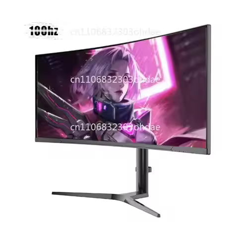 34 inch LCD 144hz 165 HZ 4k computer mo Rgb light bar game curved screen mo