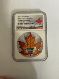 2016 Canada $20 彩色楓葉銀幣 NGC PF70 Ultra Cameo（完美評級）