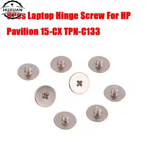 8pcs Laptop Hinge Screw Flat Head Cross Head Screw ForHP Pavilion 15-CX Series TPN-C133 Laptop Screw