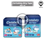 [Bundle of 12]Certainty Dry Tape M10/L9 Adult Diapers🔥SG READY STOCK🔥Tena Dr.P