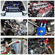 dreamedge12 Auto Motorcycle Oil Cooling Connector Hose AN4 AN6 AN8 AN10 AN12 Swivel-Fitting Oil Line