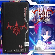 Fate Saber Anime Mens ซิป Wallet PU Material Japanese การ์ตูน Backpack/ Wallet/ Bag เหมาะสําหรับเด็ก