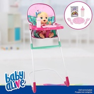 Baby Alive: Travel N' Feed Set - 7pcs - Green, Pink, Hearts