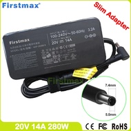 20V 14A 280W AC Adapter for MSI Gaming Laptop Charger GP75 Leopard 9SF MS-17E2 9SFSK MS-17E7 GP65 Le