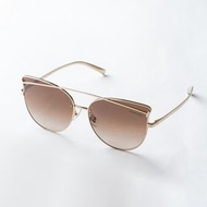 Tiffany &amp; Co. 金框漸變棕鏡片 金屬 貓眼樣式 時尚 太陽眼鏡 墨鏡 九成新 TF3064