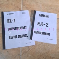 Yamaha RXZ RZR RX Z YGP Manual Service Book