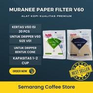 Paper Filter Coffee Paper V60 Muranee Coffee Filter