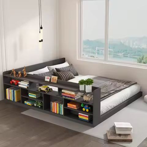 Adults Decoration Double Bed Accessories Stuff Wooden Loft Double Bed Headboards Bunker Letto Matrim