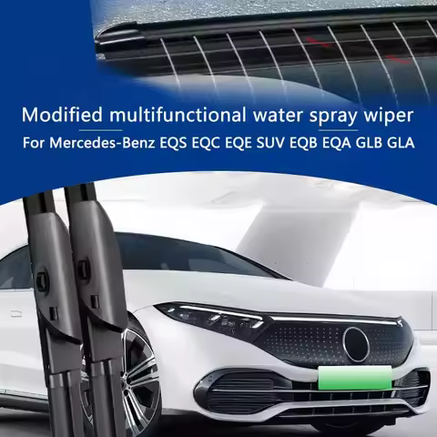 For Mercedes-Benz EQS EQC EQE SUV EQB EQA GLB GLA Car Modify Windshield Water Spray Wiper Auto Wet A