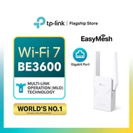 TP-Link RE225BE BE3600 WiFi 7 Dual Band Range Extender Wireless Gigabit MLO EasyMesh