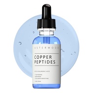 GHK-Cu Peptides Serum, Copper Peptides Serum for Face - Tightening, Repairing, Collagen Boosting - w