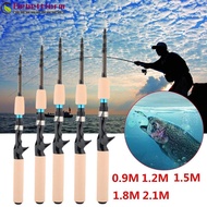 BEBETTFORM Telescopic Fishing Rod Portable Travel Adjustable Carp Feeder