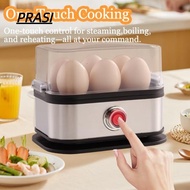 PRASI Smart Egg Cooker, Space Saving Auto Shut- Eggs Boiler,  Multi Functional Stainless Steel 6 Egg